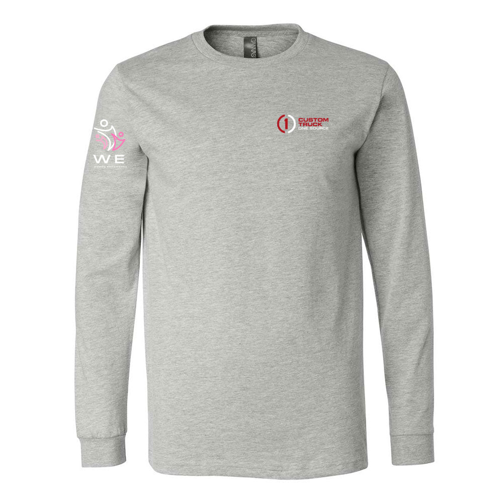 WE - BELLA + CANVAS - Unisex Heather CVC Long Sleeve Tee - 3501CVC