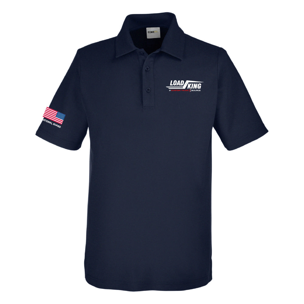 Load King Veteran - CORE365 Men's Tall Fusion ChromaSoft™ Pique Polo - CE112T Classic Navy