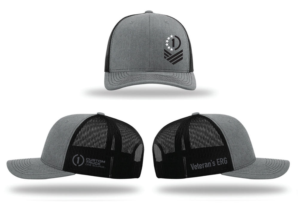 Veteran Hat - Richardson - Adjustable Snapback Trucker Cap - 112
