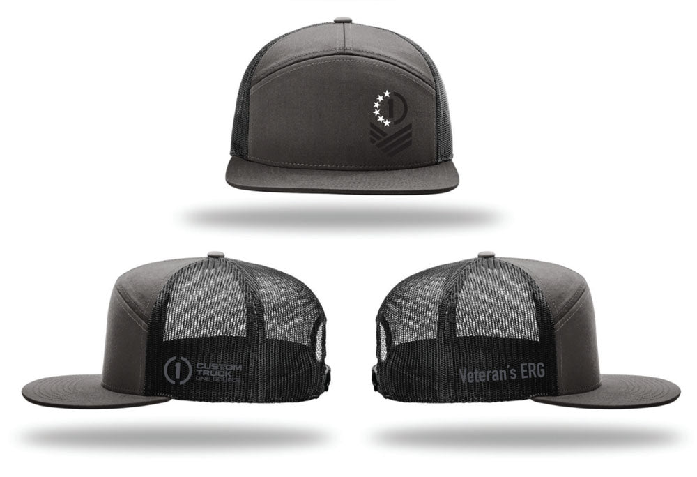 Veteran Hat - Richardson - Seven-Panel Trucker Cap - 168