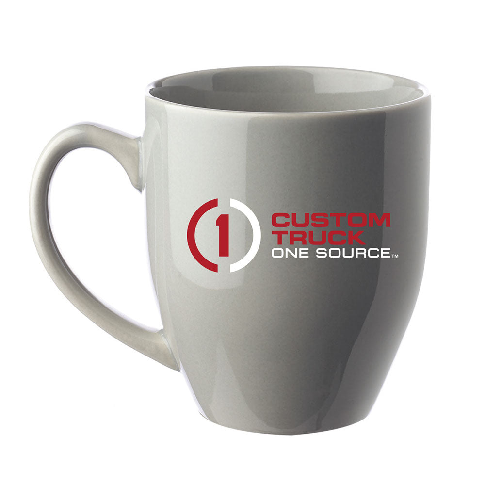 Grey - 16 Oz. Bistro Glossy Coffee Mug