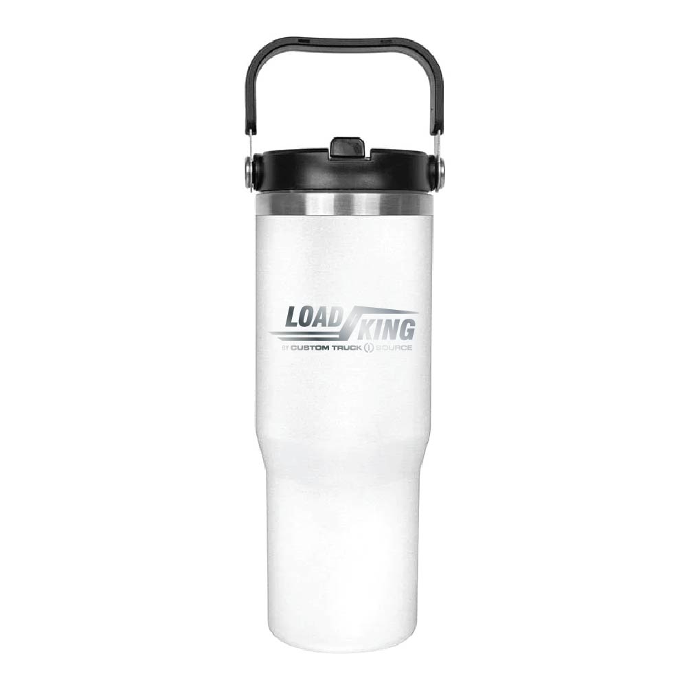 30oz. Stainless Steel Insulated Mug with Handle - Laser Engraved Logo