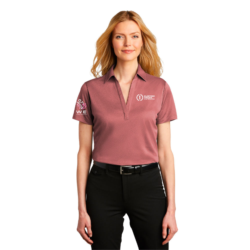 WE - Port Authority® Ladies Heathered Silk Touch™ Performance Polo - LK542