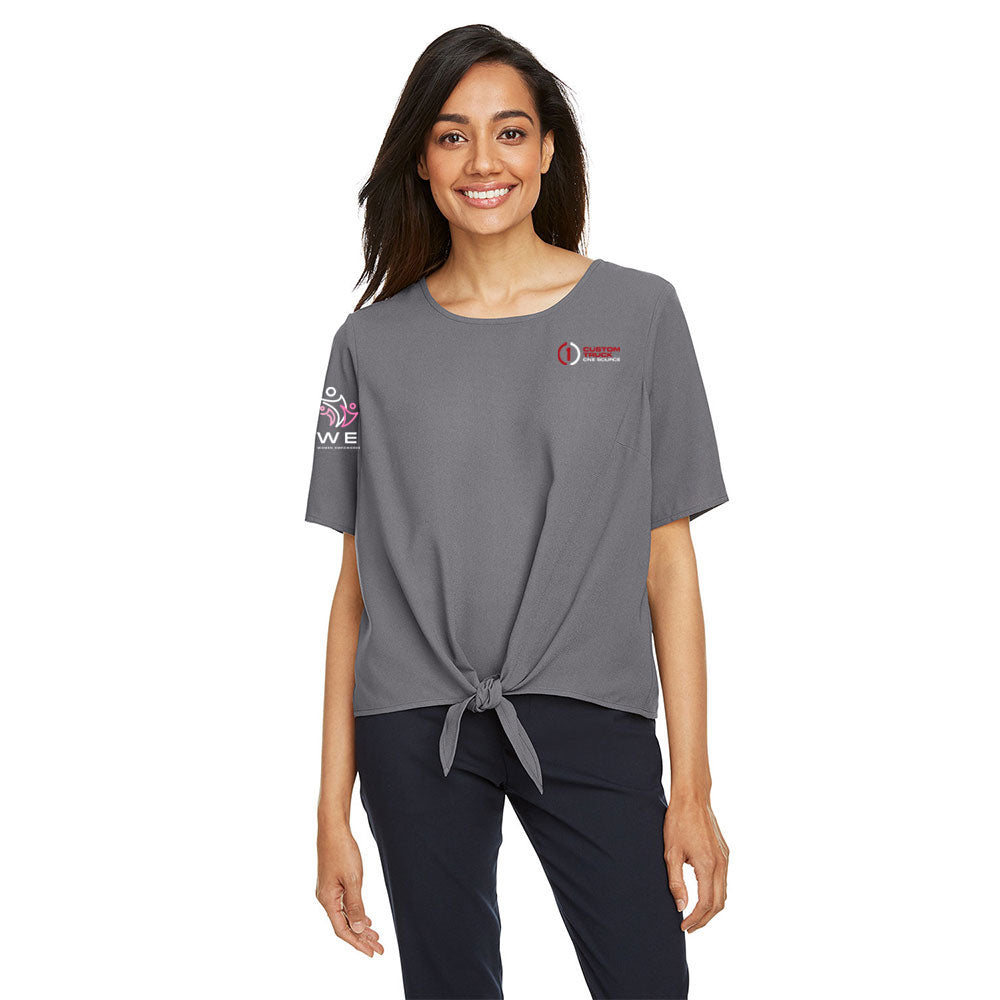 WE - Devon & Jones Ladies' Perfect Fit™ Tie-Front Blouse - DP617W