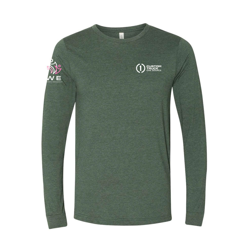 WE - BELLA + CANVAS - Unisex Heather CVC Long Sleeve Tee - 3501CVC