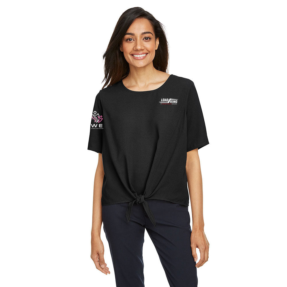 WE - Devon & Jones Ladies' Perfect Fit™ Tie-Front Blouse - DP617W