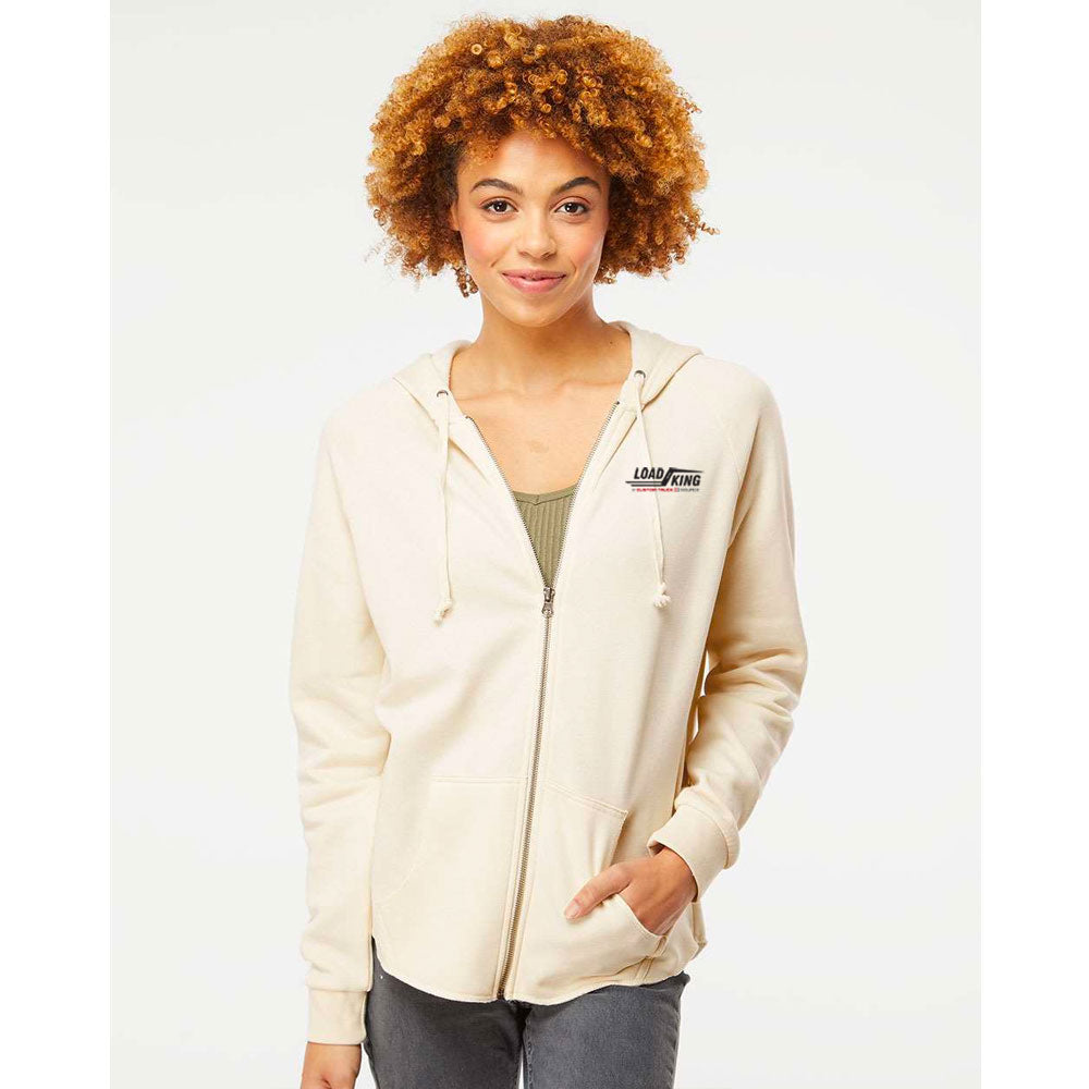 Independent Trading Co. - Women's California Wave Wash Full-Zip Hooded Sweatshirt - PRM2500Z
