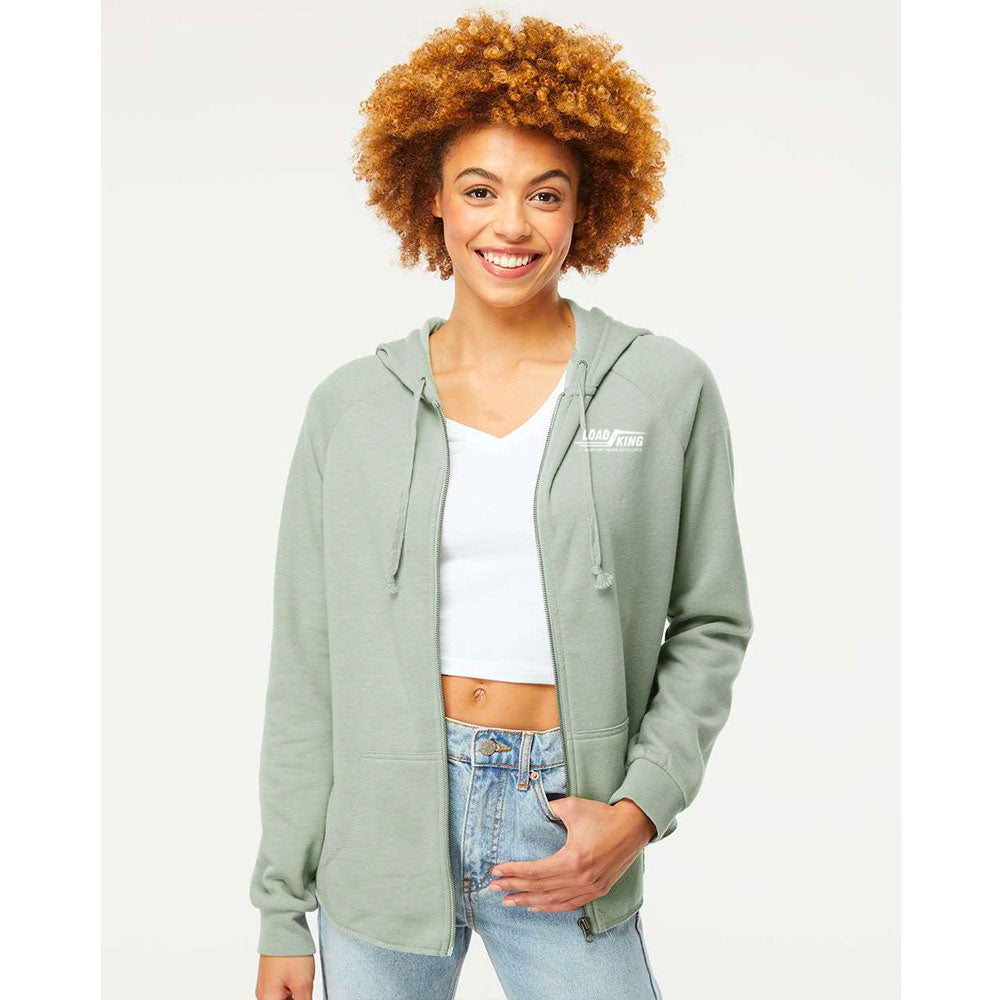 Independent Trading Co. - Women's California Wave Wash Full-Zip Hooded Sweatshirt - PRM2500Z