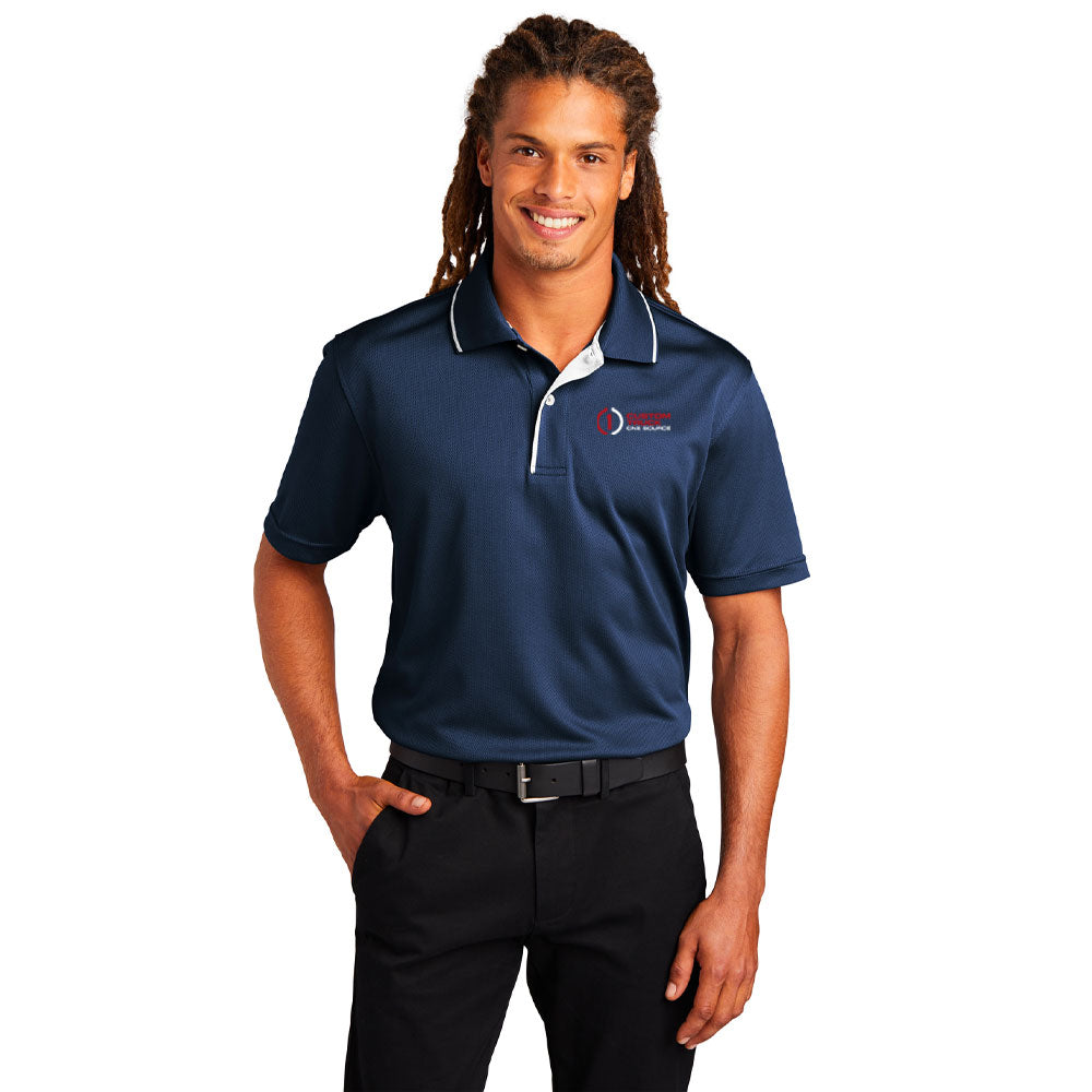 Sport-Tek® Dri-Mesh® Polo with Tipped Collar and Piping - K467