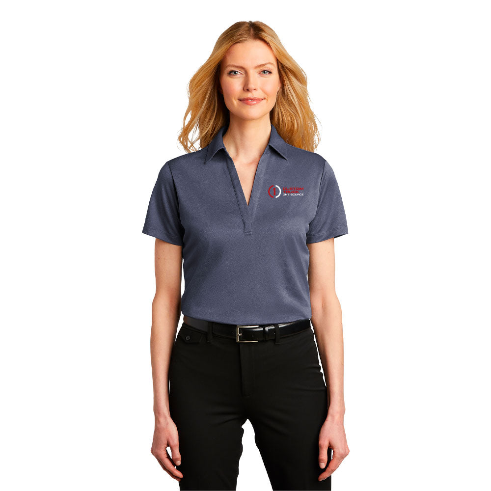 Port Authority® Ladies Heathered Silk Touch™ Performance Polo - LK542