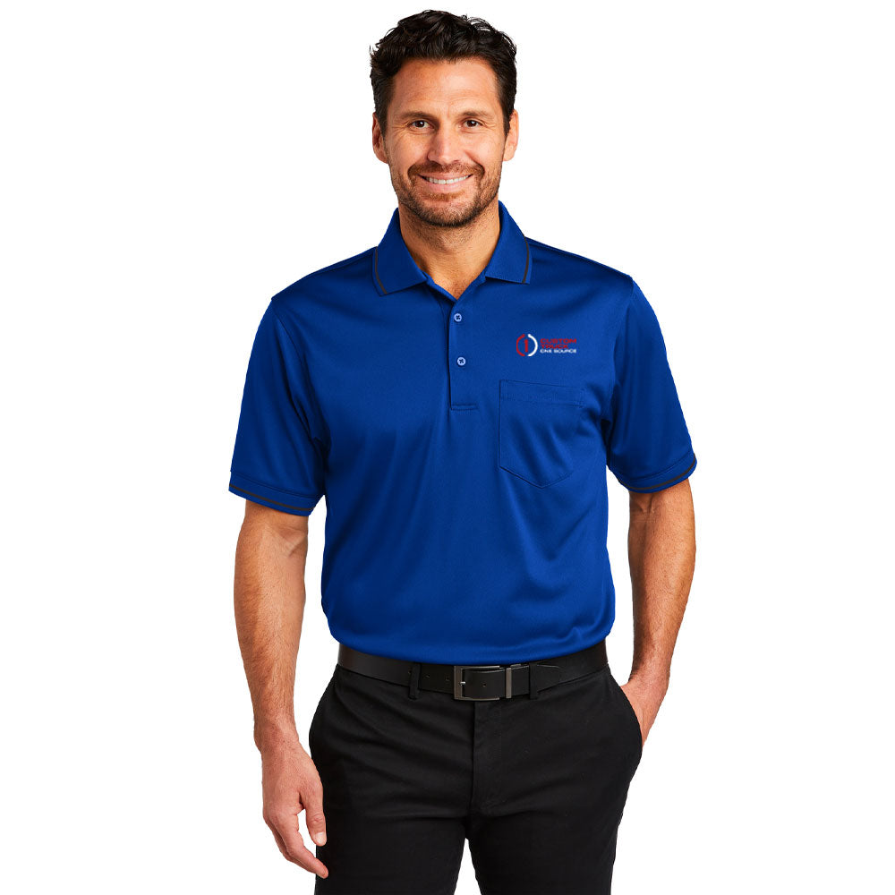 CornerStone® Select Snag-Proof Tipped Pocket Polo - CS415