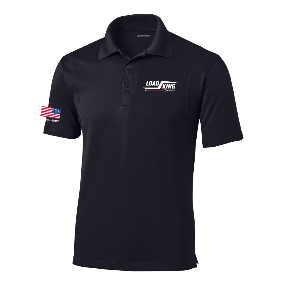 Load King VETERAN - Sport-Tek® Micropique Sport-Wick® Polo - ST650 Black