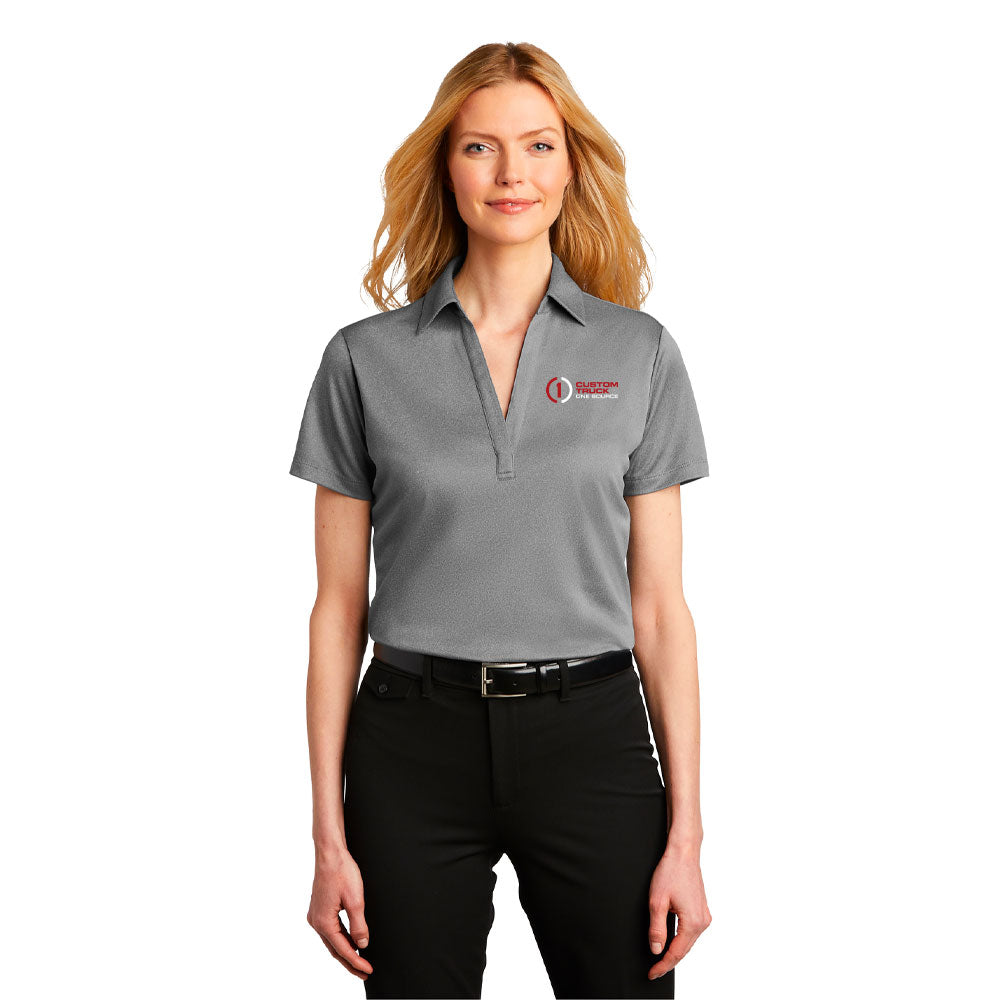 Port Authority® Ladies Heathered Silk Touch™ Performance Polo - LK542