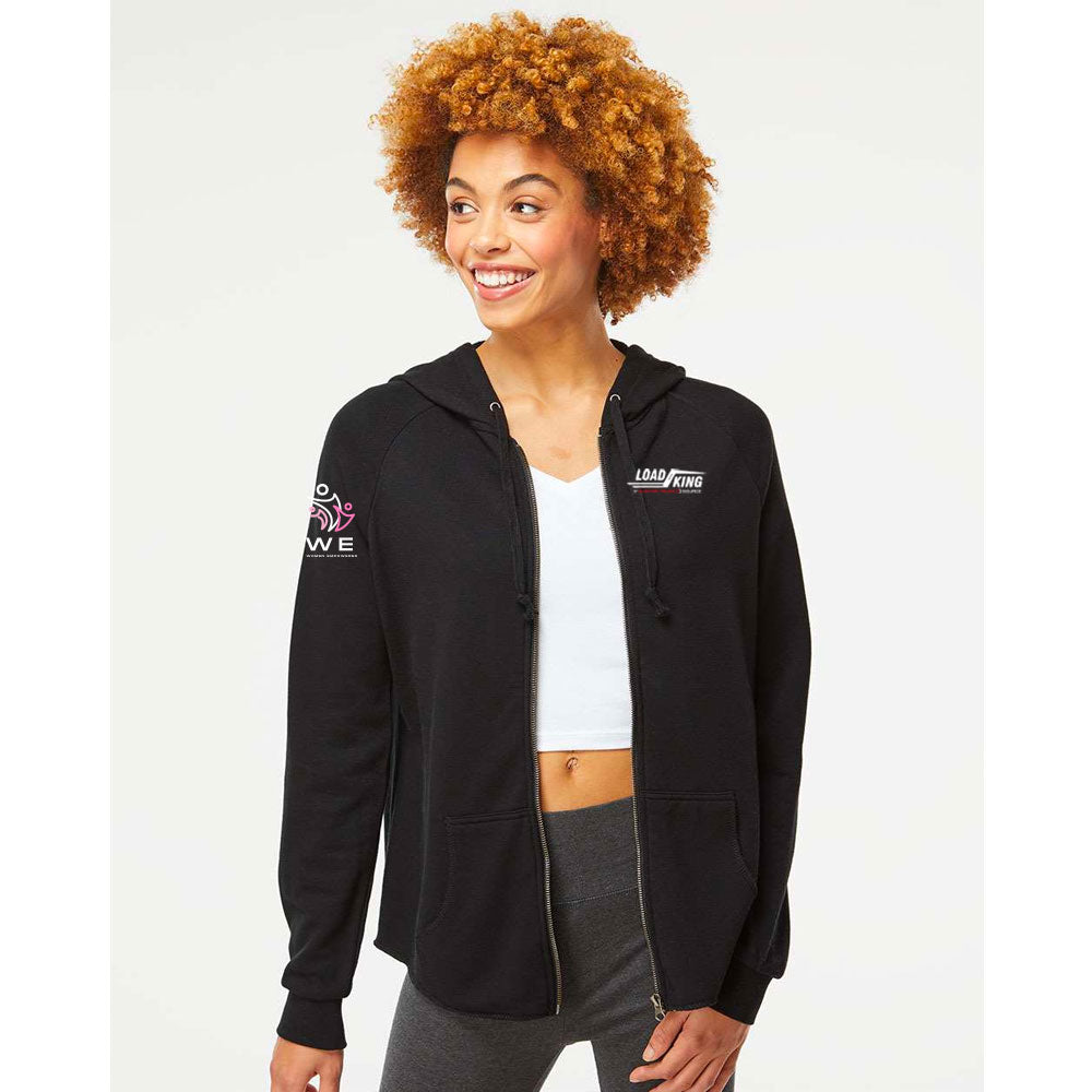 WE - Independent Trading Co. - Women's California Wave Wash Full-Zip Hooded Sweatshirt - PRM2500Z