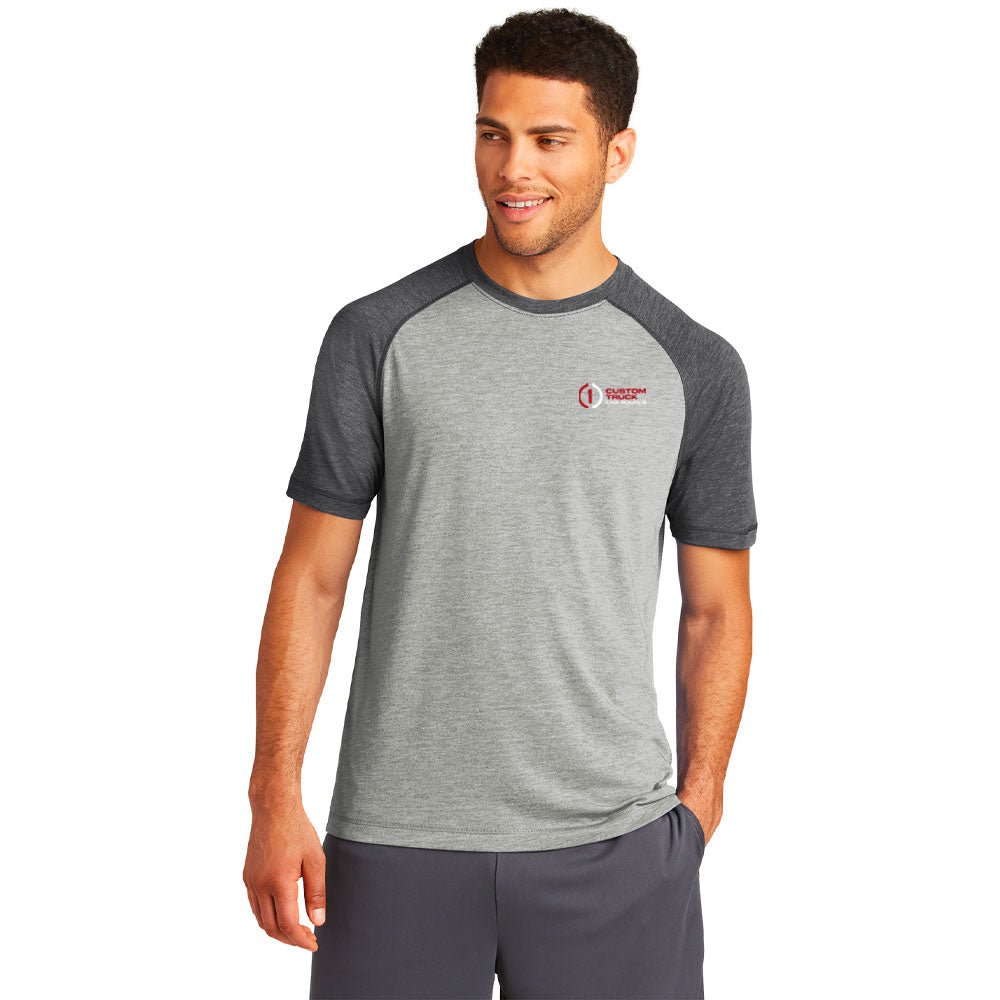 Sport-Tek® PosiCharge® Tri-Blend Wicking Raglan Tee - ST400