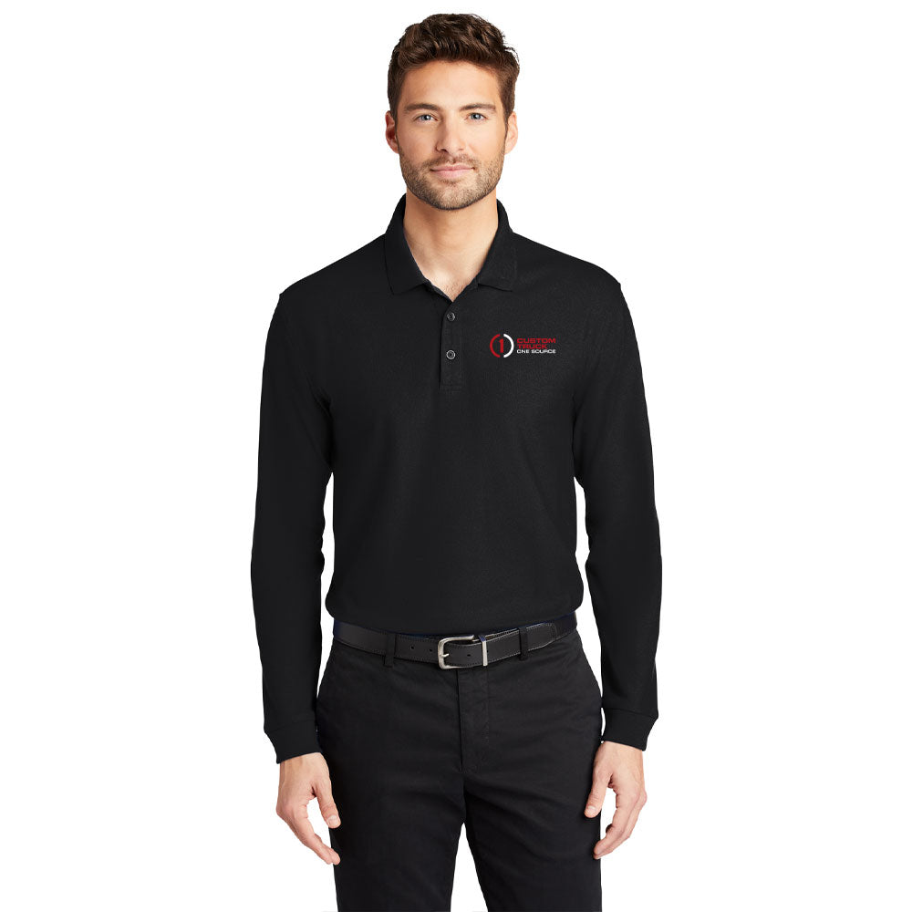 Port Authority® Long Sleeve Core Classic Pique Polo - K100LS