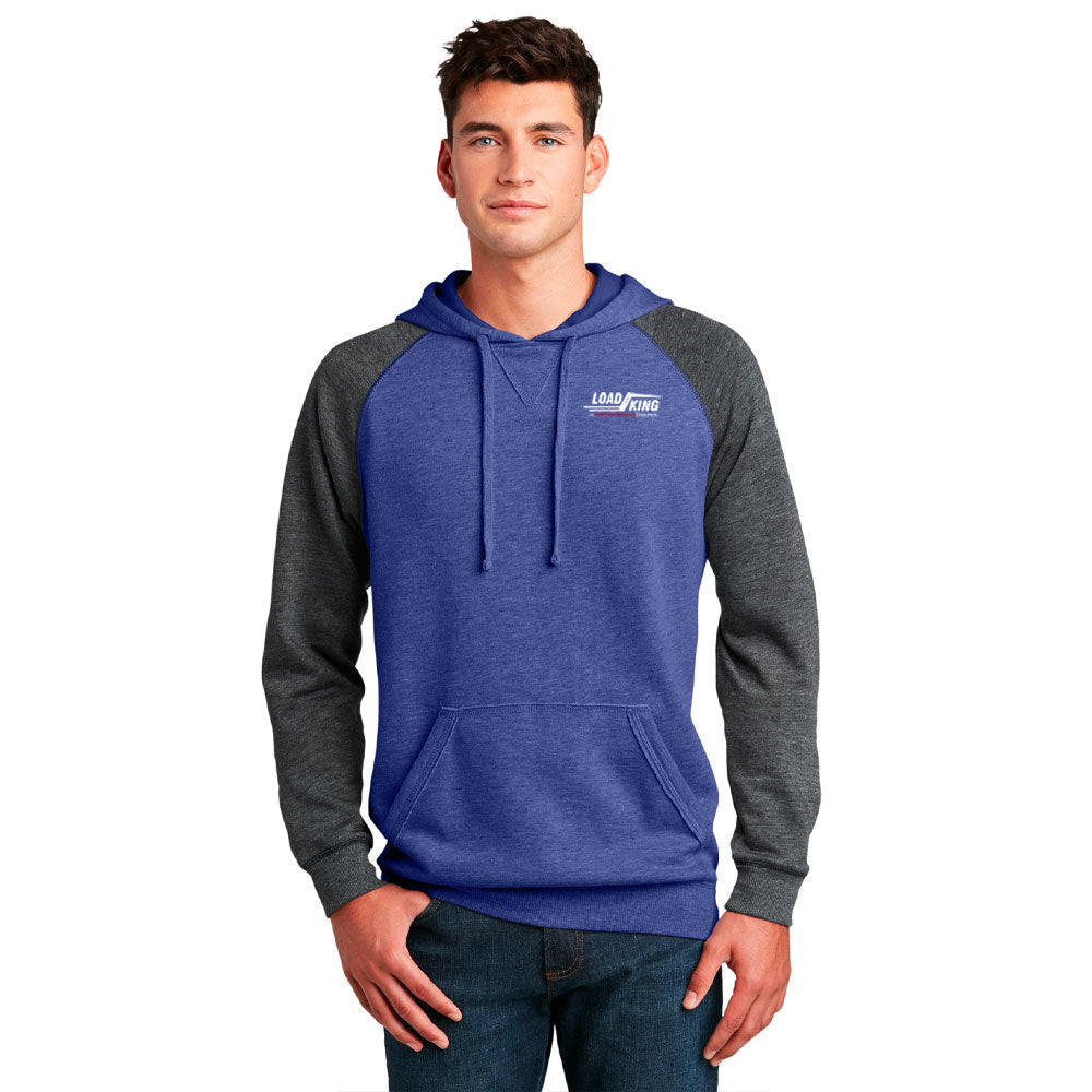 District ® Lightweight Fleece Raglan Hoodie - DT196