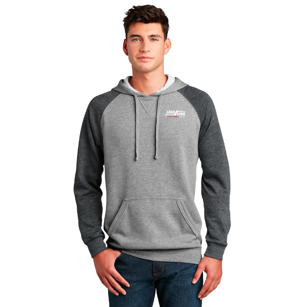 District ® Lightweight Fleece Raglan Hoodie - DT196