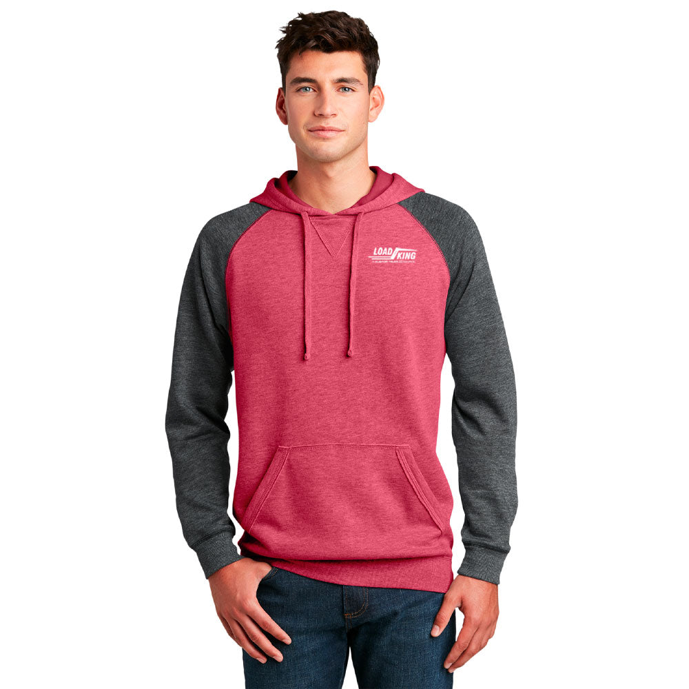 District ® Lightweight Fleece Raglan Hoodie - DT196