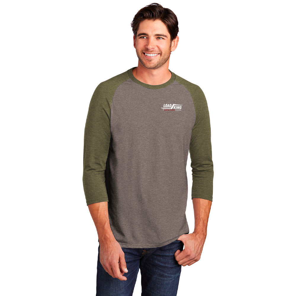 District ® Perfect Tri ® 3/4-Sleeve Raglan - DM136