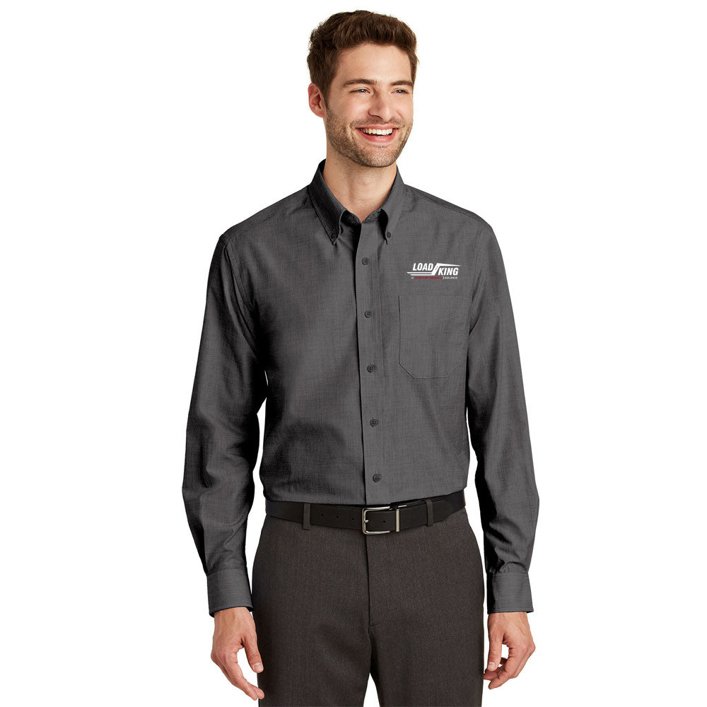 Port Authority® Tall Crosshatch Easy Care Shirt - TLS640