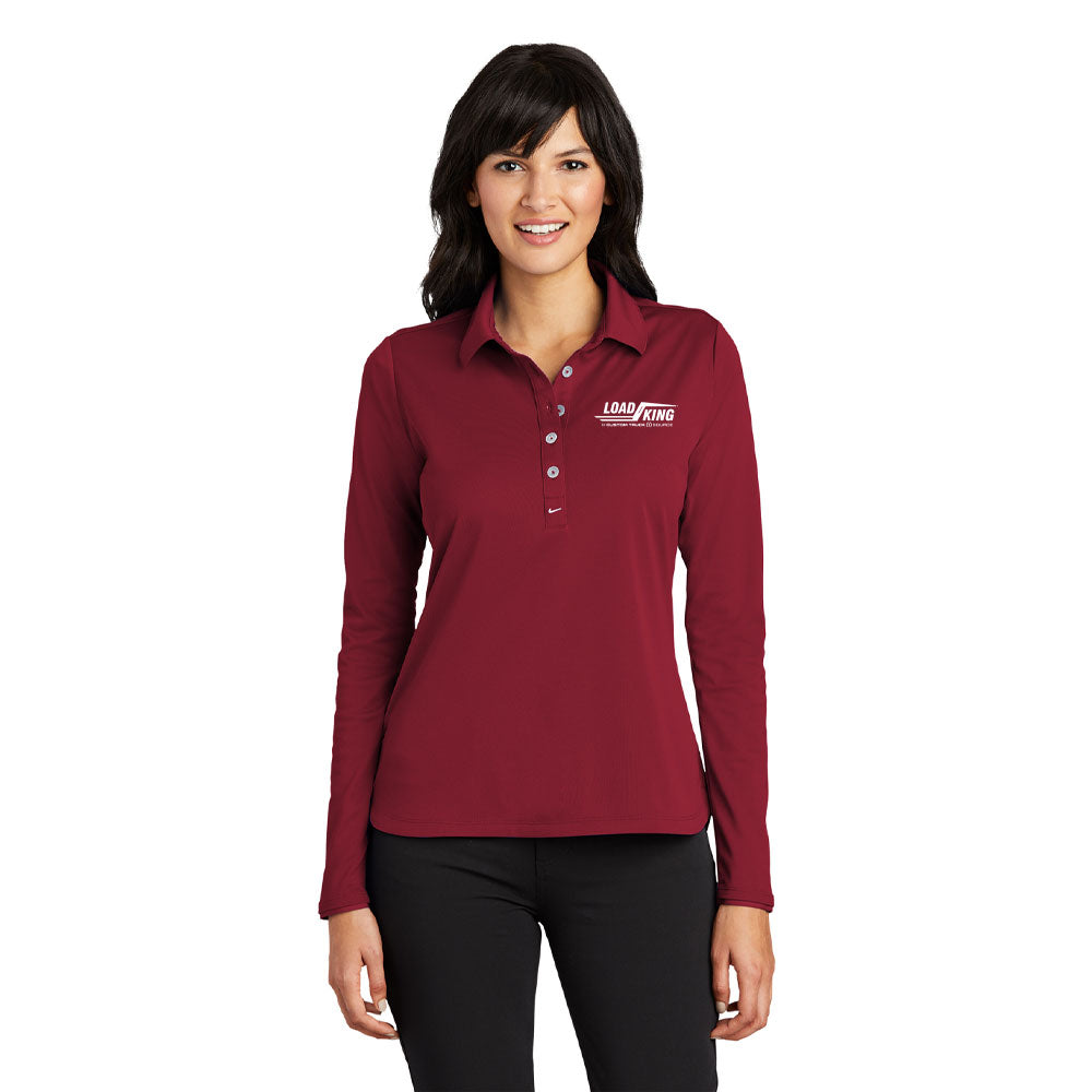 Nike Ladies Long Sleeve Dri-FIT Stretch Tech Polo - 545322