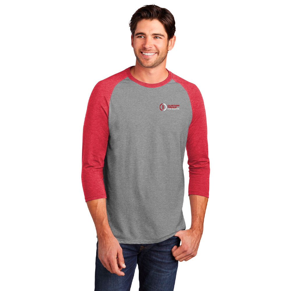 District ® Perfect Tri ® 3/4-Sleeve Raglan - DM136