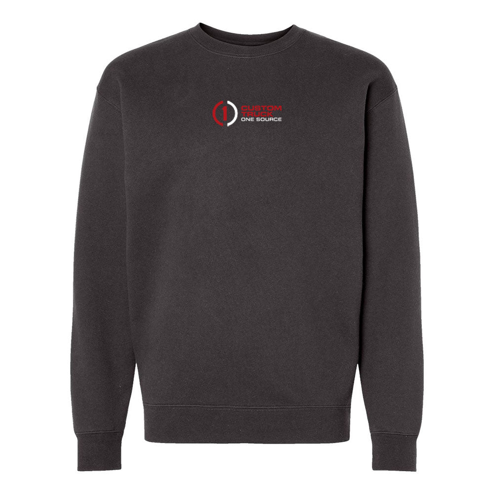 Center Chest Logo - Unisex Heavyweight Crewneck Sweatshirt - IND3000