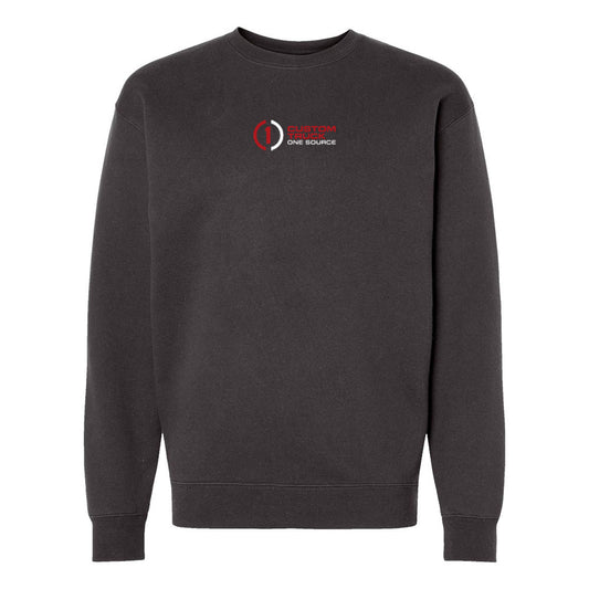 Center Chest Logo - Unisex Heavyweight Crewneck Sweatshirt - IND3000