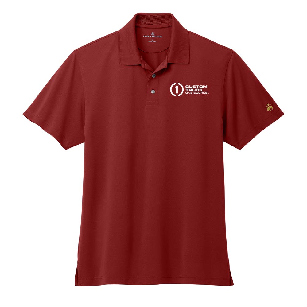 Brooks Brothers® Mesh Pique Performance Polo - BB18220