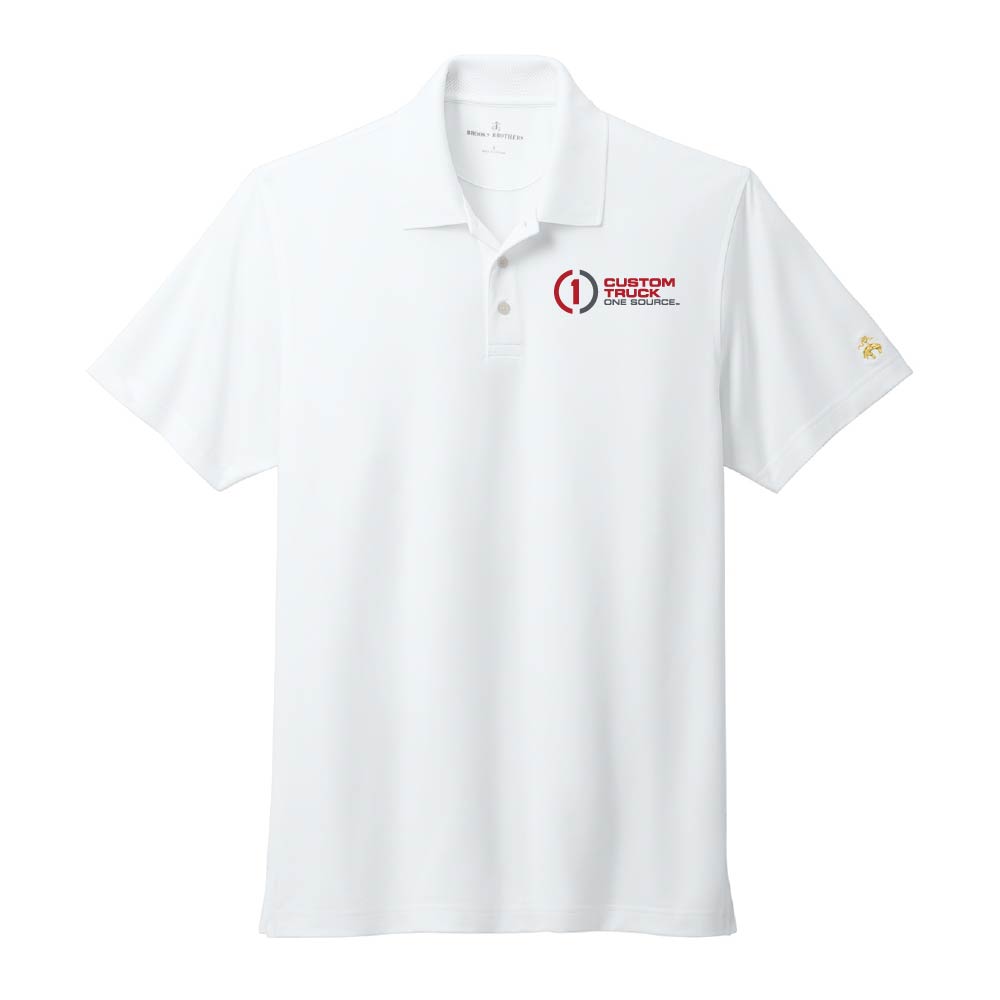 Brooks Brothers® Mesh Pique Performance Polo - BB18220