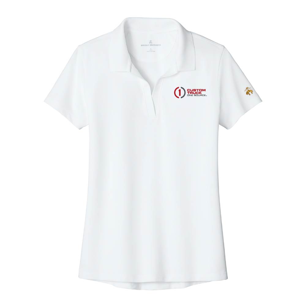 Brooks Brothers® Women’s Mesh Pique Performance Polo - BB18221
