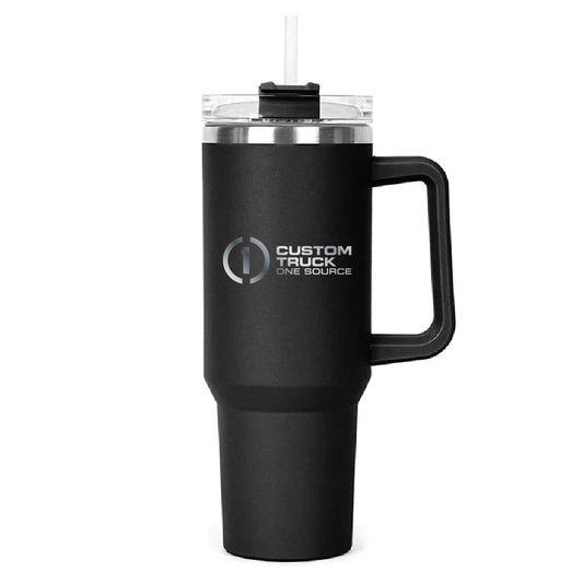 The Hippo Mug & Straw Lid 40 oz. - Laser Engraved Logo