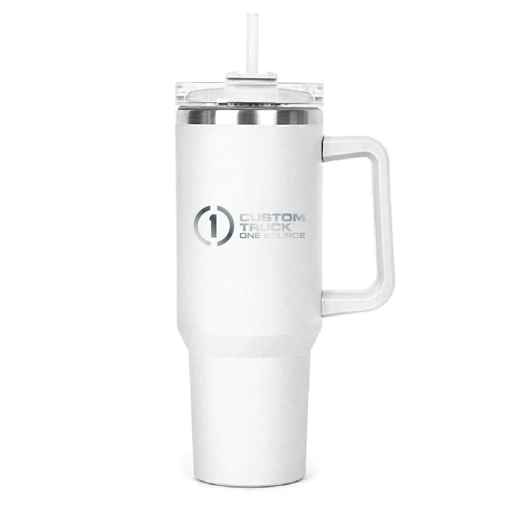 The Hippo Mug & Straw Lid 40 oz. - Laser Engraved Logo