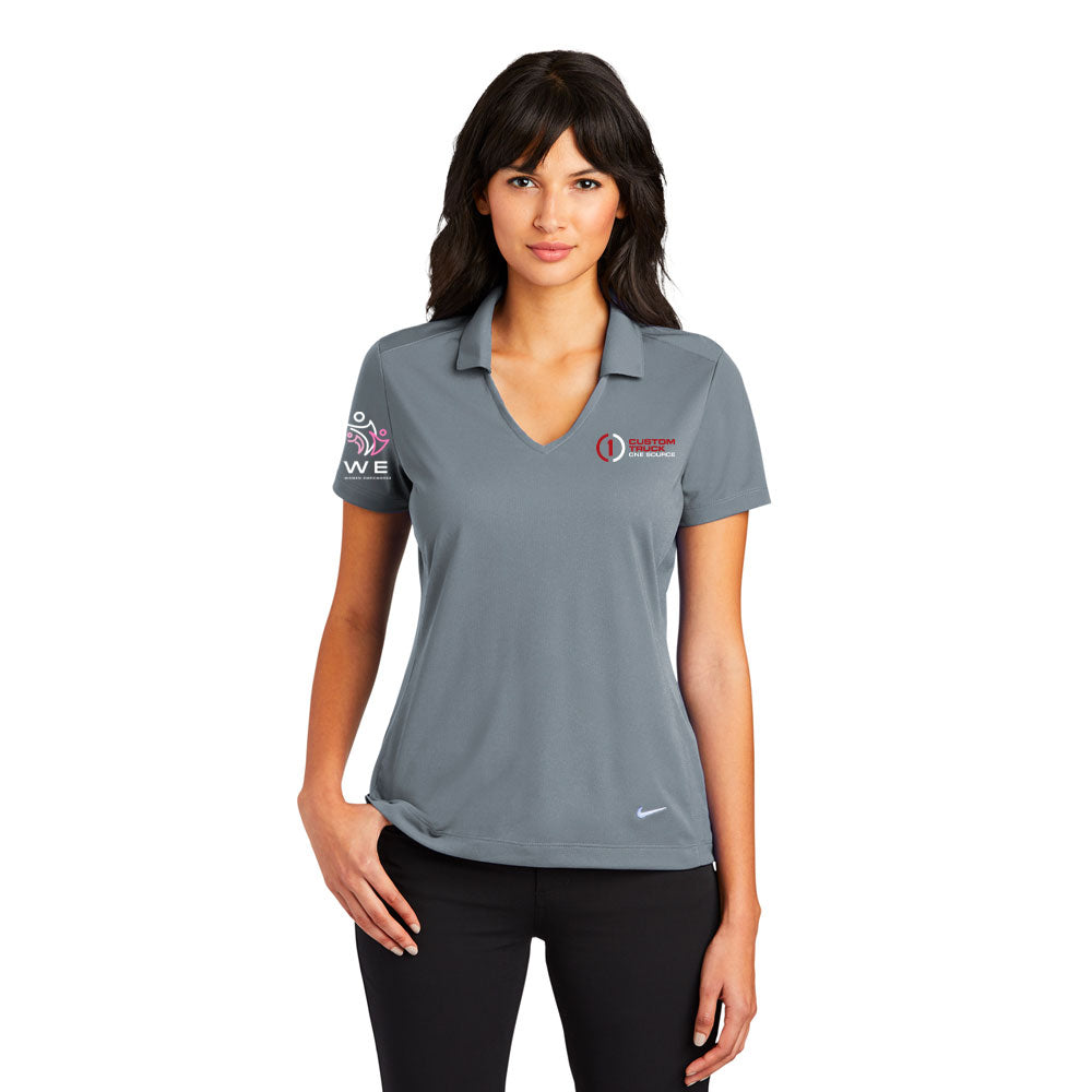 WE - Nike Ladies Dri-FIT Vertical Mesh Polo - 637165