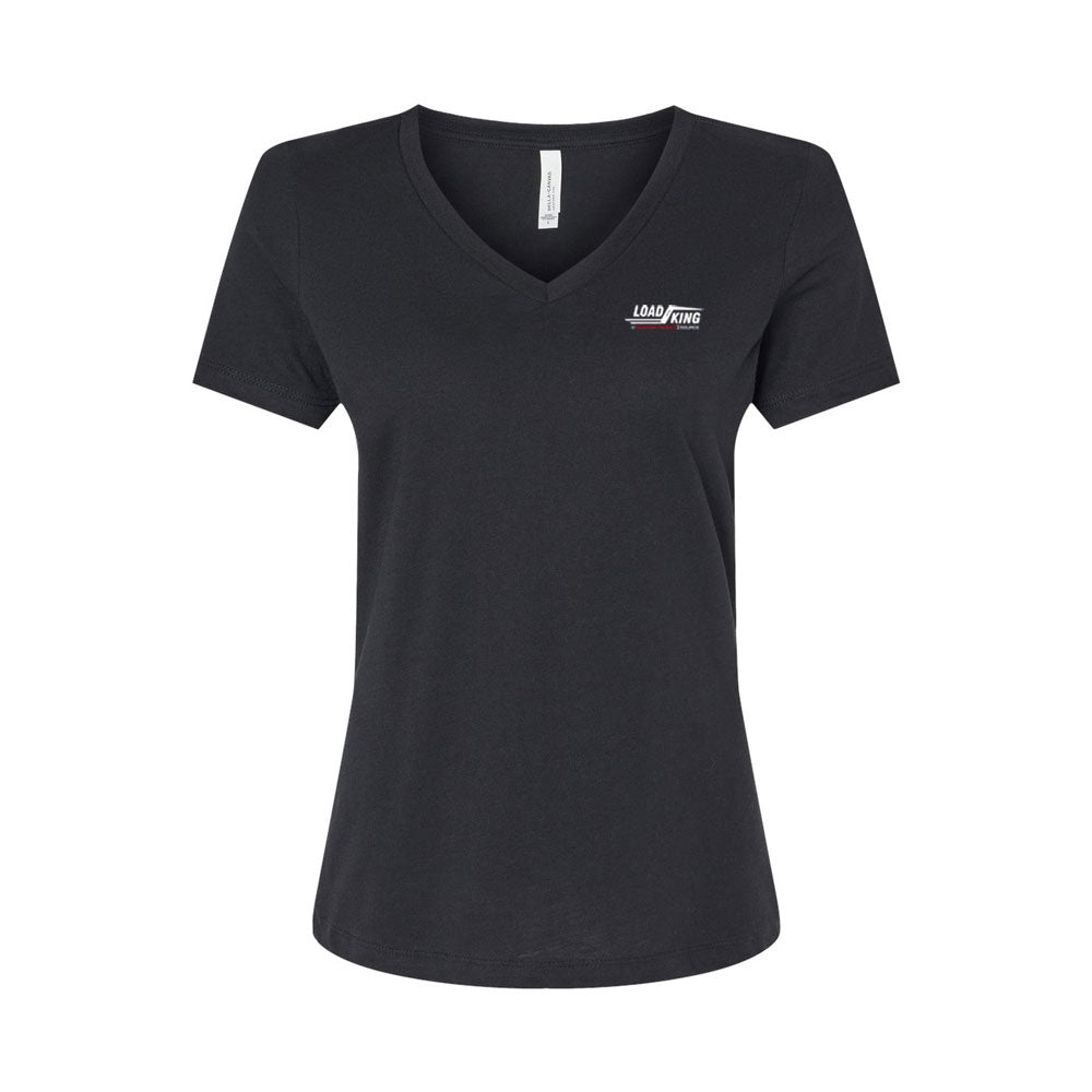 Women's Relaxed Heather CVC V-Neck Tee - 6405CVC
