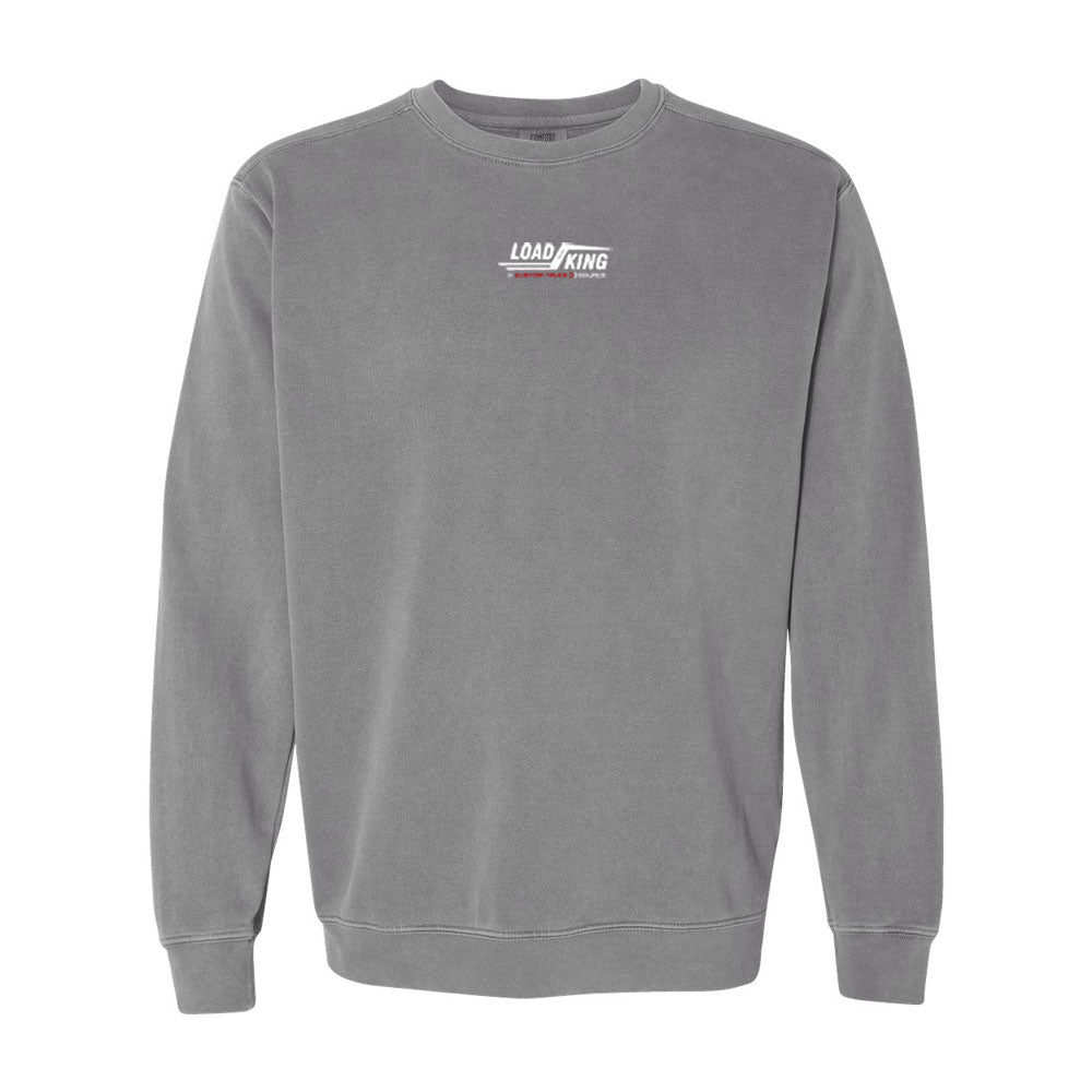Center Chest Logo - Unisex Garment-Dyed Crewneck Sweatshirt - 1566