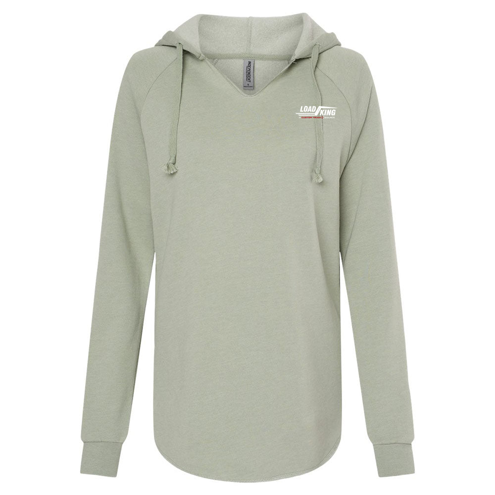 Independent Trading Co. - Women’s Lightweight California Wave Wash Hooded Sweatshirt - PRM2500