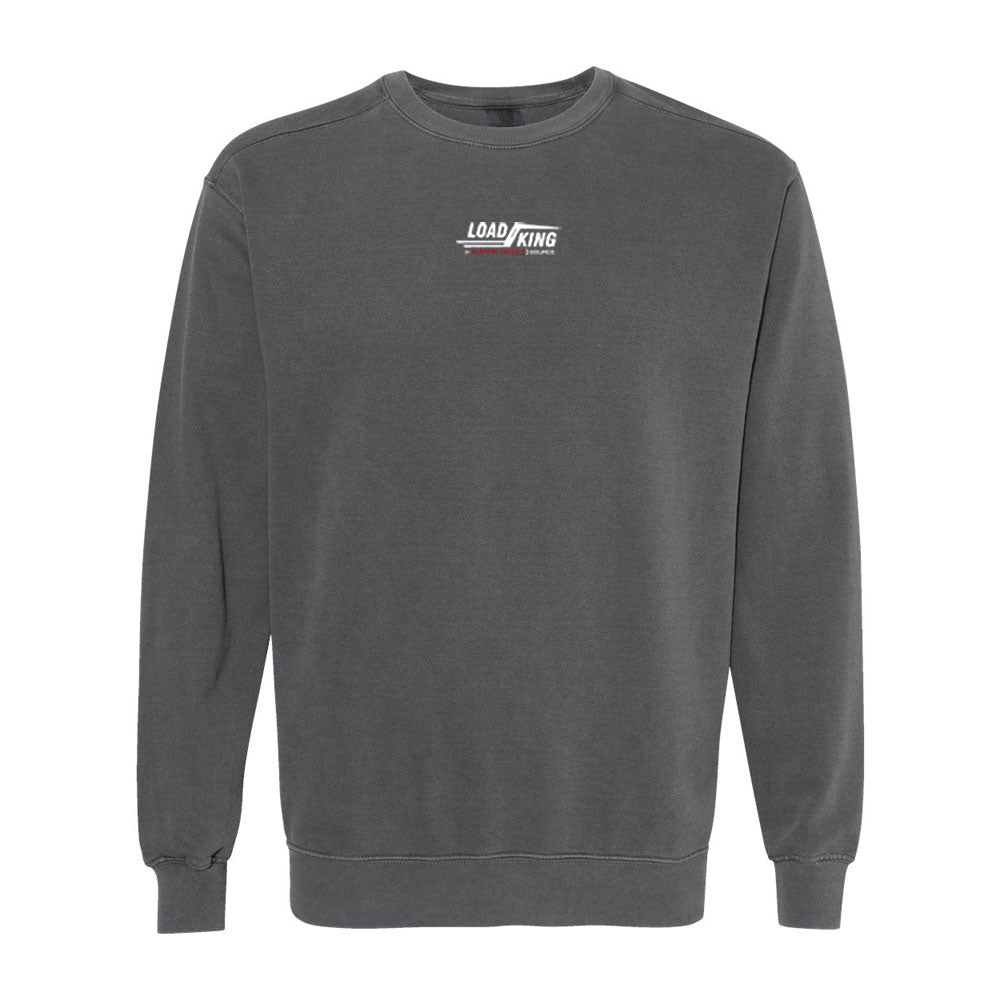 Center Chest Logo - Unisex Garment-Dyed Crewneck Sweatshirt - 1566