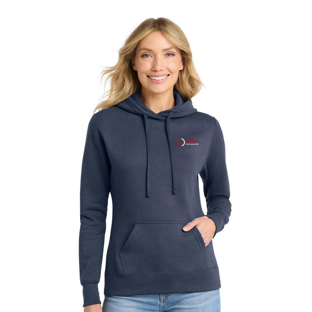 Port & Co™ Women's Core Fleece Pullover Hooded Sweatshirt - LPC78H