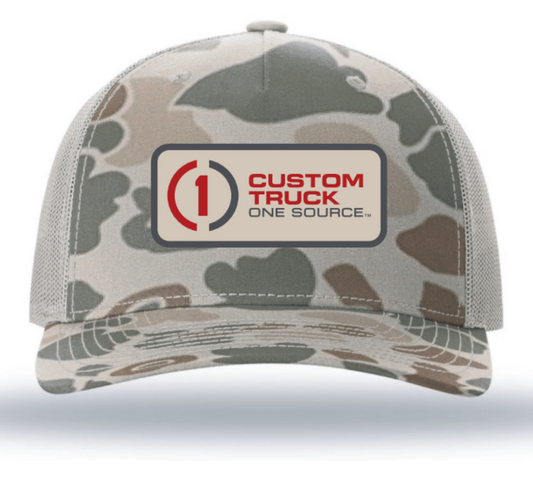 Patch Hat - Richardson Five-Panel Printed Trucker Cap - 112PFPV1