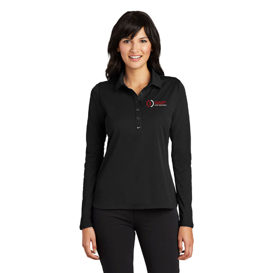Nike Ladies Long Sleeve Dri-FIT Stretch Tech Polo - 545322