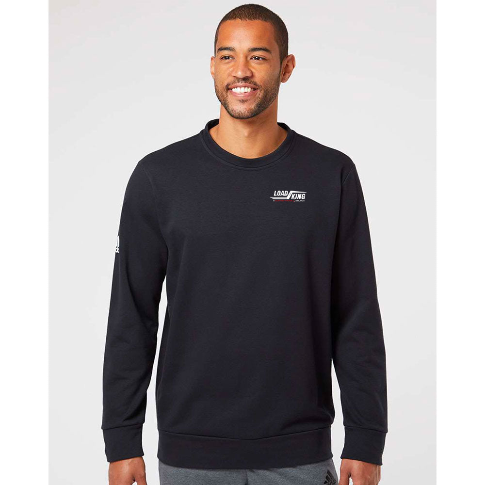 White adidas outlet crew neck sweatshirt