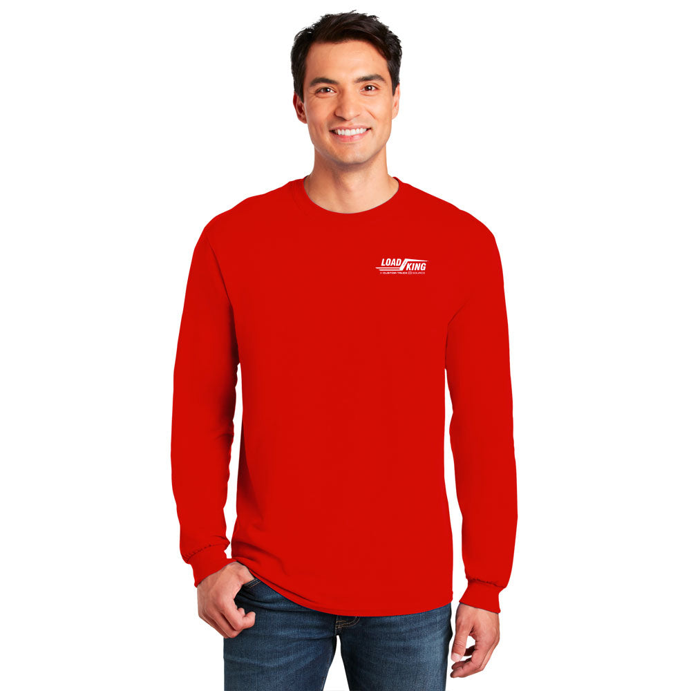 thumbnail image 2 of Gildan Adult Heavy Cotton Long Sleeve T-Shirt 5-Pack (G540) | Sizes S-2XL, Bulk Tees For Men 2 of 3