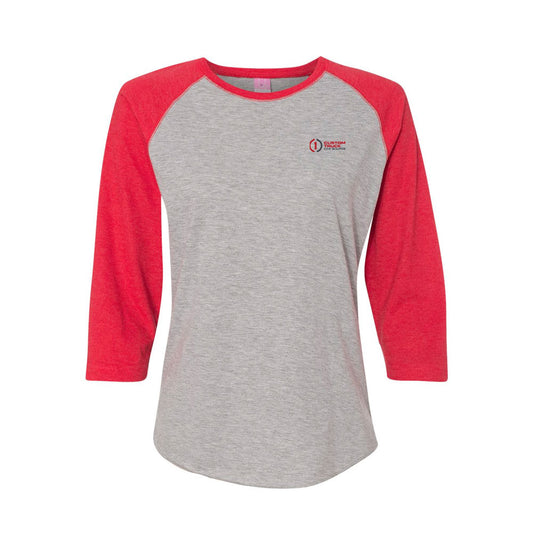 LAT - Women's Baseball Fine Jersey Three-Quarter Sleeve Tee - 3530